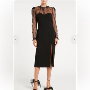 Rebecca Vallance Alyssa Pencil Midi Dress size us 6